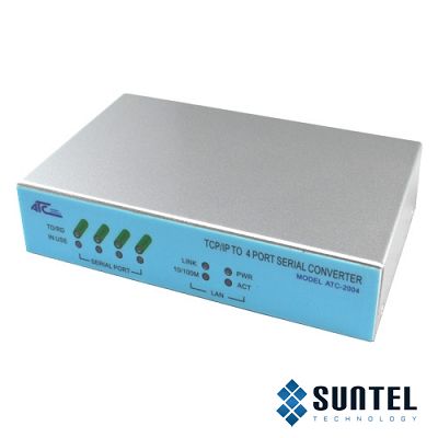 4-port RS-232/422/485 Serial Port Device Server - ATC-2004