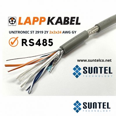 Lapp Kabel RS485 UNITRONIC ST 2919 2Y 2x2x24AWG GY- 3800953